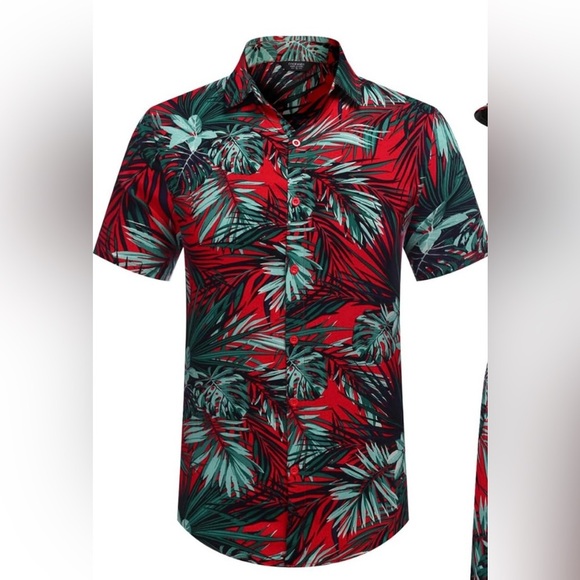 COOFANDY Men's Hawaiian/Flower Shirt | NEW!!!🌺 - Picture 5 of 6